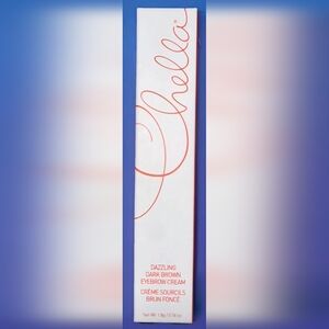 NEW Eyebrow Cream Dazzling Dark Brown Color Chella